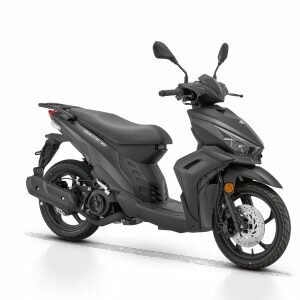kymco micare 125 zwart rechtsvoor
