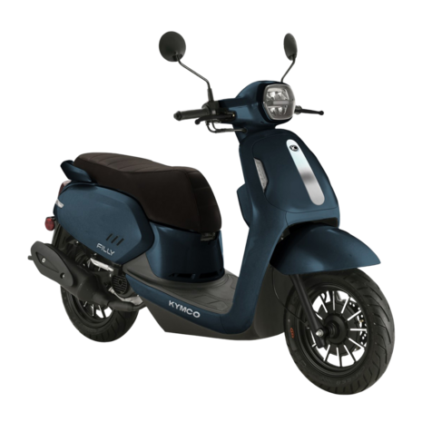 Kymco Filly 50 blauw rechtsvoor