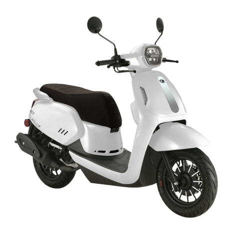 Kymco Filly 50 wit rechtsvoor