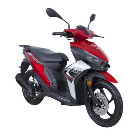 kymco micare 125 rood rechtsvoor