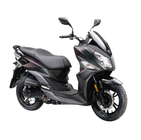 sym jet 14 mamba green  rechtsvoor