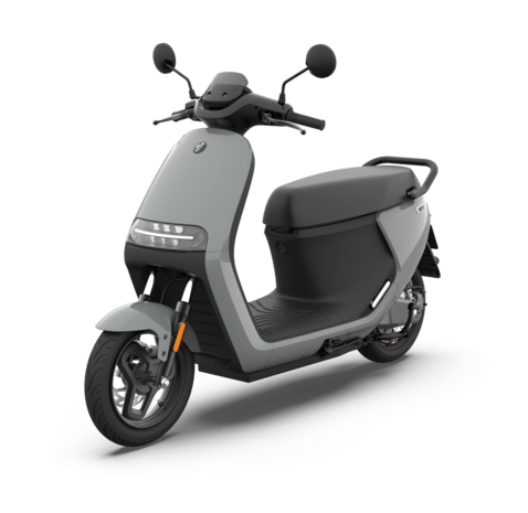 Segway E110S Steel Grey / Glans Grijs linksvoor