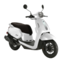 Kymco Filly 50 wit rechtsvoor