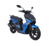 Kymco New Super 8 R blauw rechtsvoor