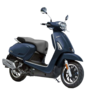 kymco new like glans blauw rechtsvoor