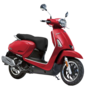 kymco new like glans rood rechtsvoor