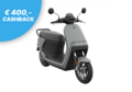 Segway E110S Steel Grey / Glans Grijs rechtsvoor cashback